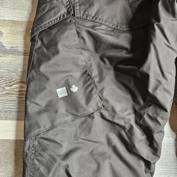 PWDR ROOM Ski Snow Pants Black Size Large